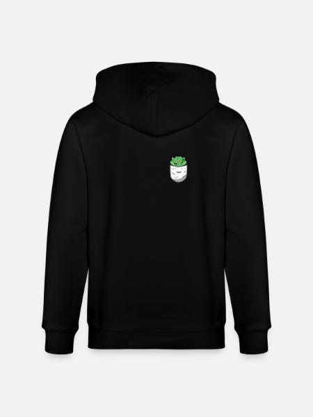 Lettuce Shirt Bag - Stanley/Stella CULTIVATOR  Unisex Organic Hooded Jacket - black