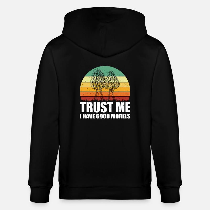 Cueilleur de morilles - Veste à capuche bio CULTIVATOR Stanley/Stella Unisexe - noir