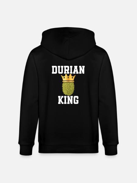 Durian King - Stanley/Stella CULTIVATOR  Unisex Organic Hooded Jacket - black