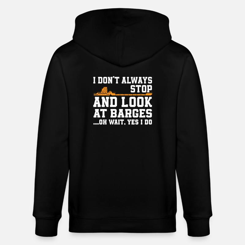 Slogan de barge - Veste à capuche bio CULTIVATOR Stanley/Stella Unisexe - noir