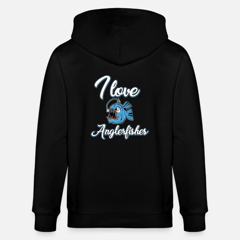 Ich Liebe Seeteufel - Stanley/Stella Unisex Bio-Kapuzenjacke CULTIVATOR  - Schwarz