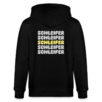 Schleifer - Stanley/Stella Unisex Bio-Kapuzenjacke CULTIVATOR  - Schwarz - Hinten - Anna (173cm)