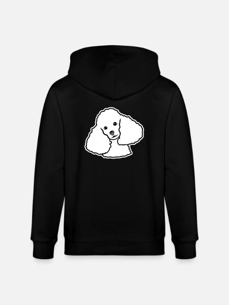 Pudel - Stanley/Stella Unisex Bio-Kapuzenjacke CULTIVATOR  - Schwarz