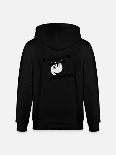 First class school kid 002 - Stanley/Stella CULTIVATOR  Unisex Organic Hooded Jacket - black