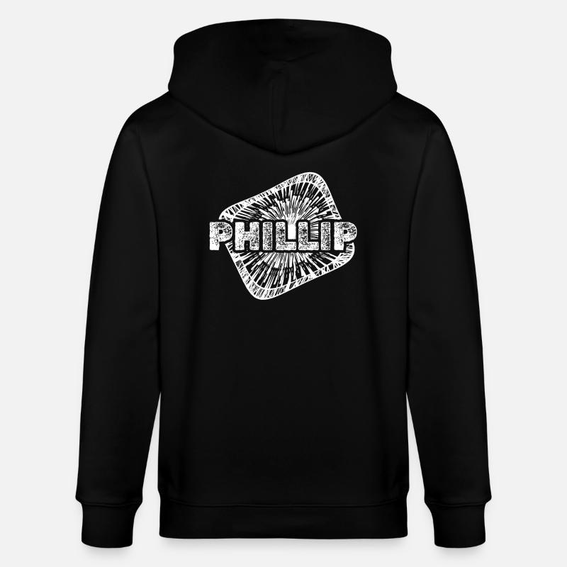 Phillip comme naissance - Veste à capuche bio CULTIVATOR Stanley/Stella Unisexe - noir