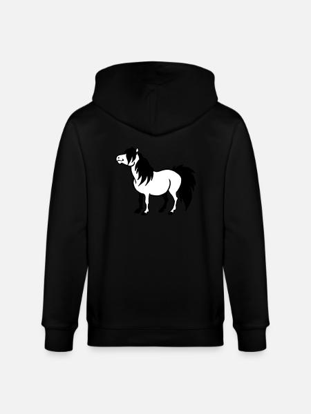 Pony - Stanley/Stella CULTIVATOR Unisex Organic Hooded Jacket - black