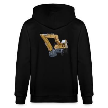 Ancienne pelle - Veste à capuche bio CULTIVATOR Stanley/Stella Unisexe - noir - Dos - Anna (173cm)