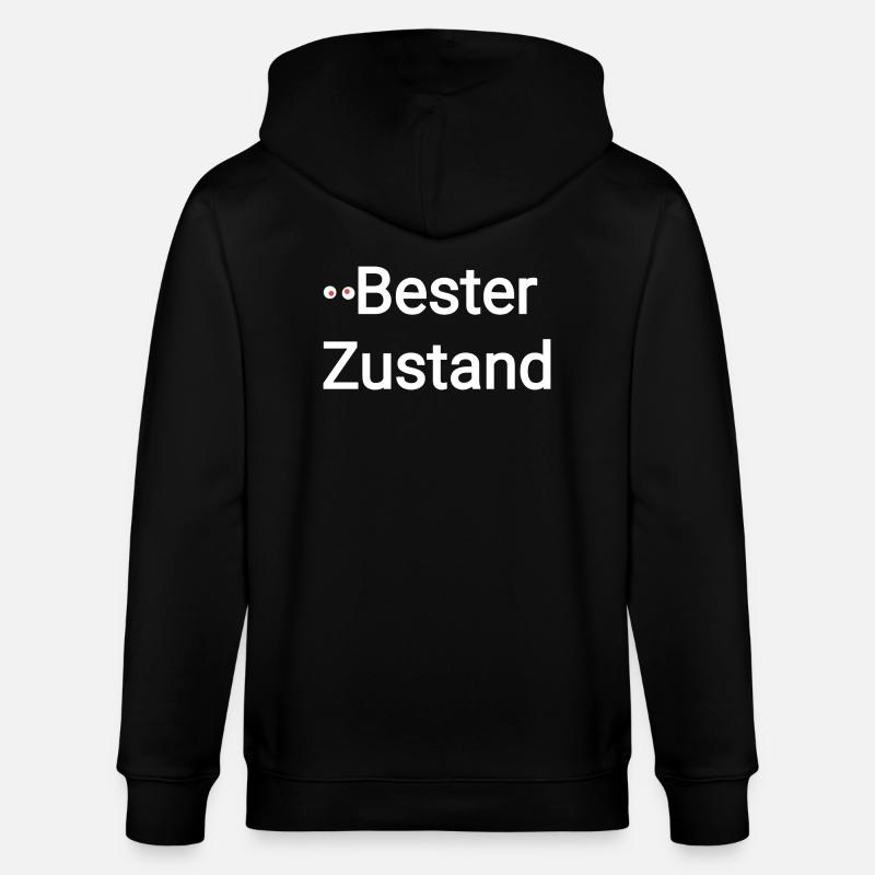 Bester Zustand - Stanley/Stella Unisex Bio-Kapuzenjacke CULTIVATOR - Schwarz