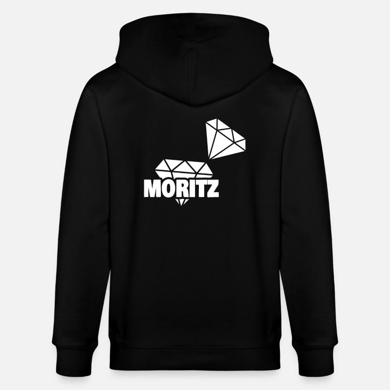 Moritz - Stanley/Stella Unisex Bio-Kapuzenjacke CULTIVATOR  - Schwarz