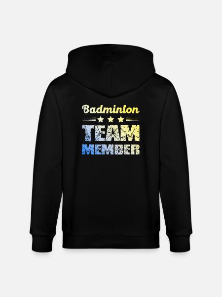 Équipe de badminton - Veste à capuche bio CULTIVATOR Stanley/Stella Unisexe - noir
