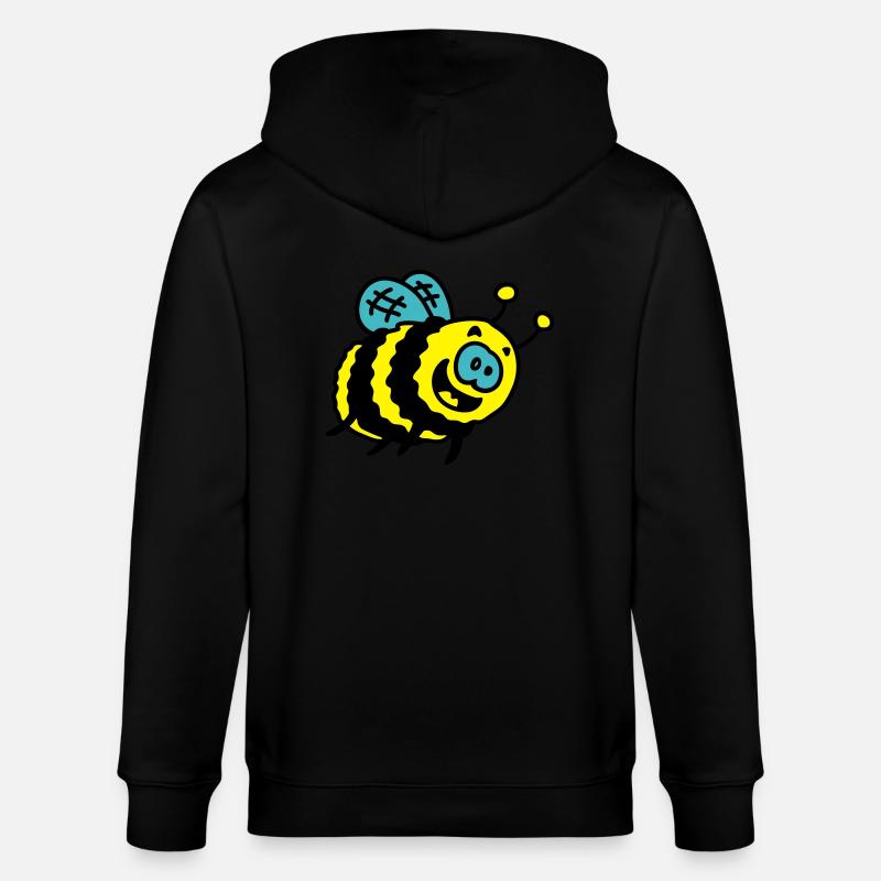 bourdon drôle 3 - Veste à capuche bio CULTIVATOR Stanley/Stella Unisexe - noir