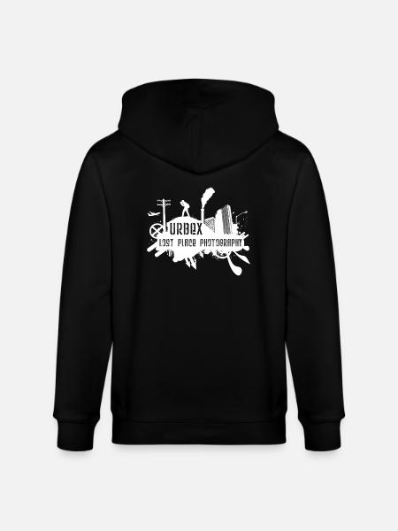 Lost Place Photography White - Stanley/Stella Unisex Bio-Kapuzenjacke CULTIVATOR  - Schwarz