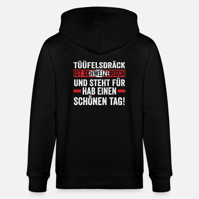 Suisse suisse - Veste à capuche bio CULTIVATOR Stanley/Stella Unisexe - noir