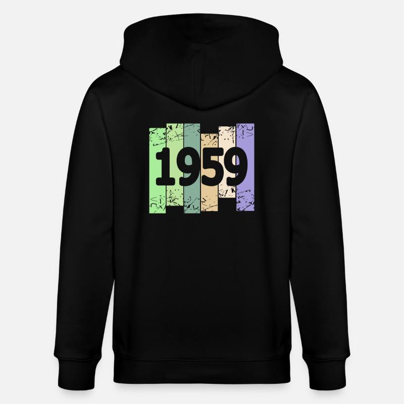 1959 - Veste à capuche bio CULTIVATOR Stanley/Stella Unisexe - noir