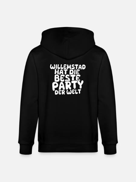 Holiday destination Willemstad - Stanley/Stella CULTIVATOR  Unisex Organic Hooded Jacket - black