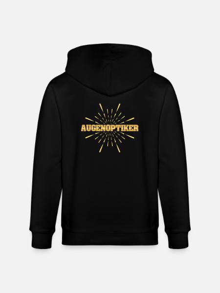 Job Optician - Stanley/Stella CULTIVATOR Unisex Organic Hooded Jacket - black