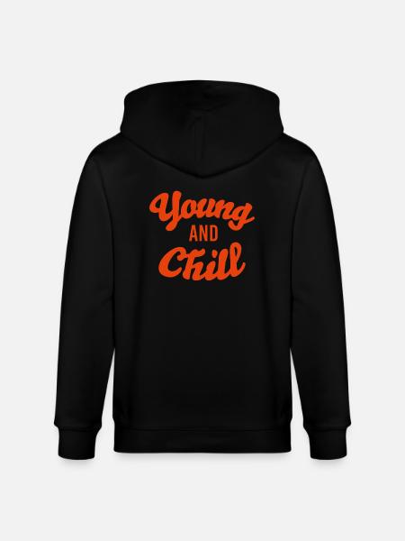 Young Quote - Stanley/Stella CULTIVATOR Unisex Organic Hooded Jacket - black