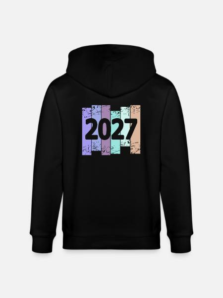 2027 - Stanley/Stella CULTIVATOR Unisex Organic Hooded Jacket - black