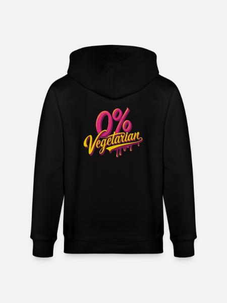 0% Vegetarian 10 - Stanley/Stella Unisex Bio-Kapuzenjacke CULTIVATOR - Schwarz