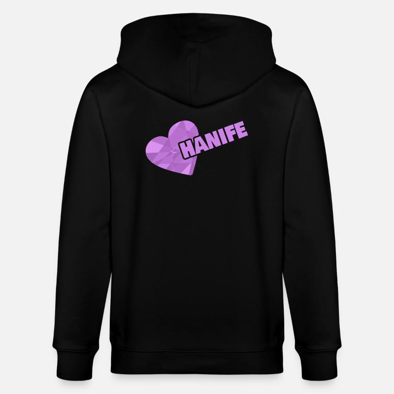 Gift for Hanife - Stanley/Stella CULTIVATOR  Unisex Organic Hooded Jacket - black