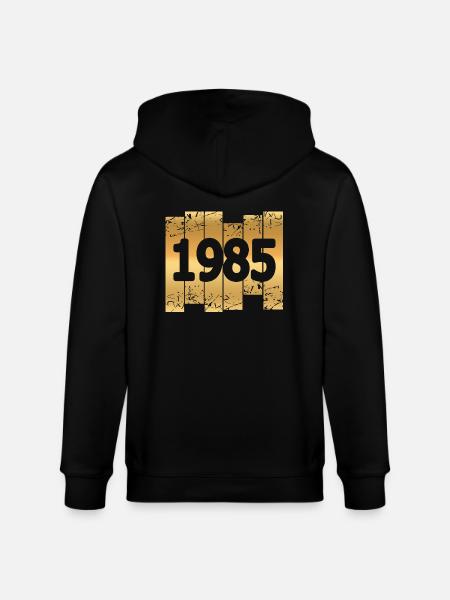 Doré 1985 - Veste à capuche bio CULTIVATOR Stanley/Stella Unisexe - noir