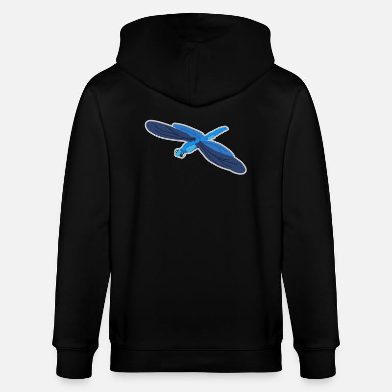 Libellule - Veste à capuche bio CULTIVATOR Stanley/Stella Unisexe - noir