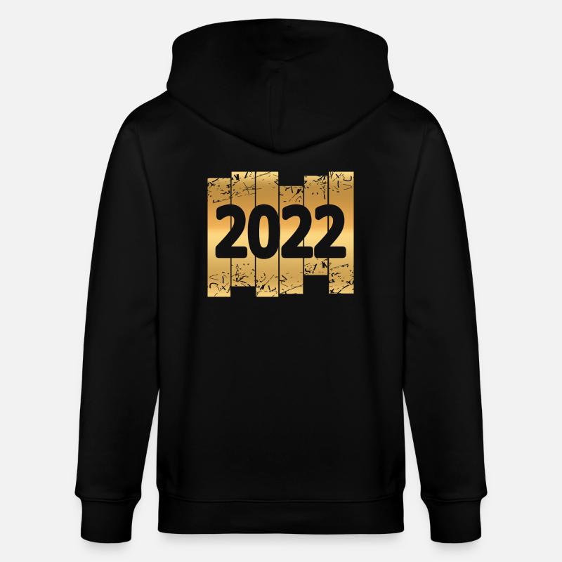 Gold 2022 - Stanley/Stella Unisex Bio-Kapuzenjacke CULTIVATOR  - Schwarz