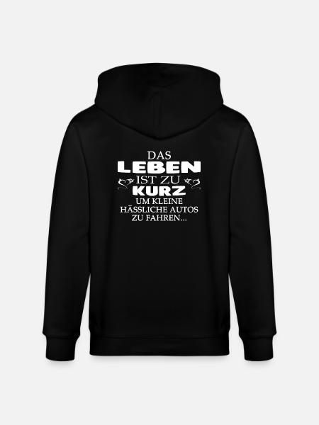 Leben zu kurz - Stanley/Stella Unisex Bio-Kapuzenjacke CULTIVATOR - Schwarz