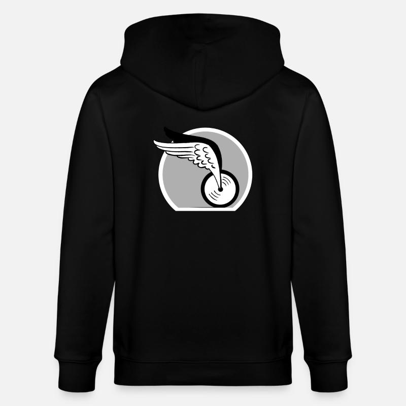 Baiker - Stanley/Stella Unisex Bio-Kapuzenjacke CULTIVATOR  - Schwarz