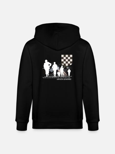HRVATSKA VOJSKA - Stanley/Stella CULTIVATOR Unisex Organic Hooded Jacket - black