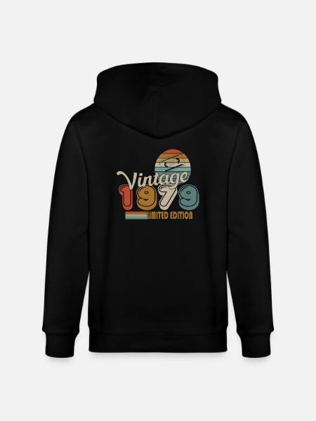1979 - Stanley/Stella Unisex Bio-Kapuzenjacke CULTIVATOR  - Schwarz