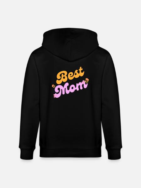Best Mom - Stanley/Stella Unisex Bio-Kapuzenjacke CULTIVATOR - Schwarz