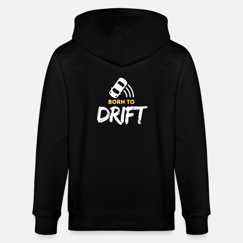 Né pour le drift - Veste à capuche bio CULTIVATOR Stanley/Stella Unisexe - noir