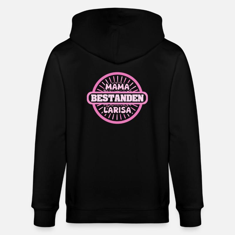 Prénom Larisa - Veste à capuche bio CULTIVATOR Stanley/Stella Unisexe - noir