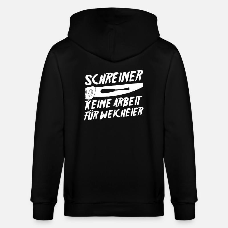 Carpenter, Carpenter, Carpenter - Stanley/Stella CULTIVATOR Unisex Organic Hooded Jacket - black