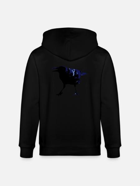 Rabe - Stanley/Stella Unisex Bio-Kapuzenjacke CULTIVATOR - Schwarz