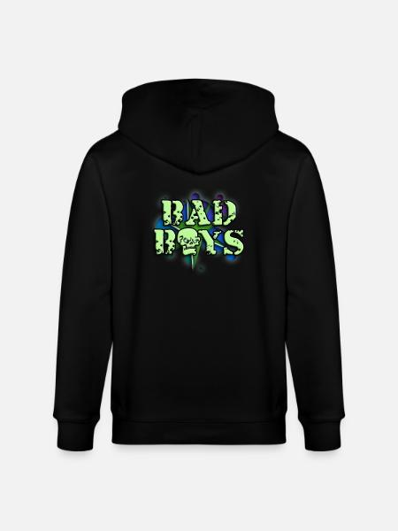 bad_boys_b_012014 - Stanley/Stella Unisex Bio-Kapuzenjacke CULTIVATOR - Schwarz