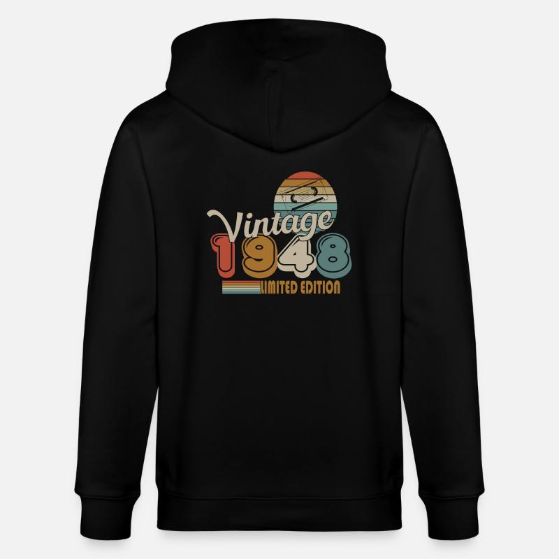 1948 - Veste à capuche bio CULTIVATOR Stanley/Stella Unisexe - noir