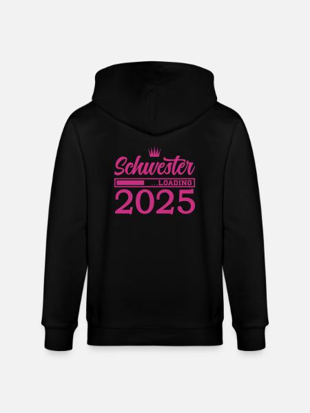 schwester 2025 loading - Stanley/Stella Unisex Bio-Kapuzenjacke CULTIVATOR - Schwarz