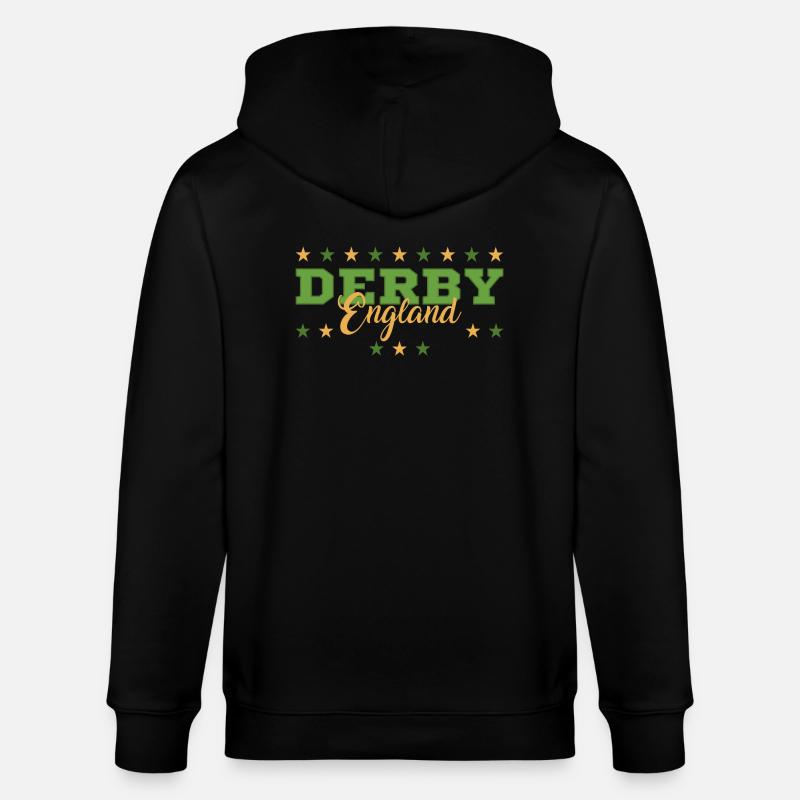 Derby - Stanley/Stella Unisex Bio-Kapuzenjacke CULTIVATOR  - Schwarz