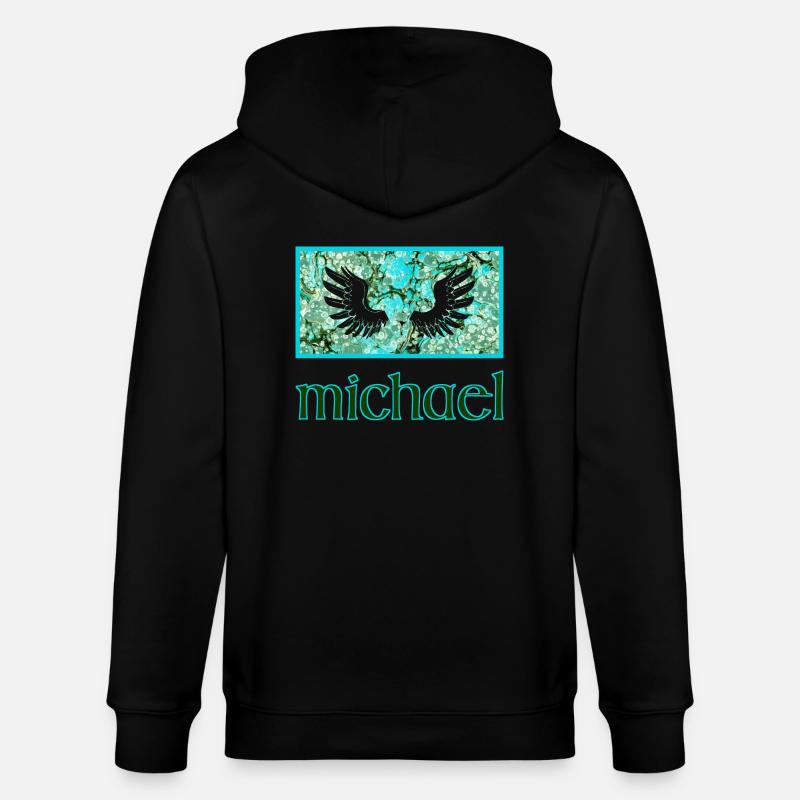 michael e 248 - Stanley/Stella Unisex Bio-Kapuzenjacke CULTIVATOR  - Schwarz