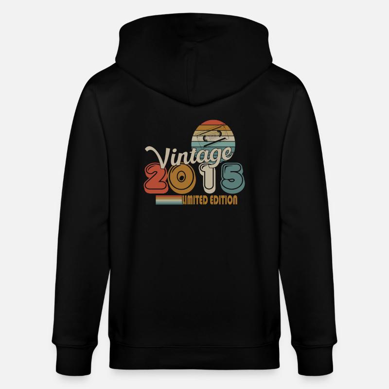 2015 - Stanley/Stella Unisex Bio-Kapuzenjacke CULTIVATOR  - Schwarz