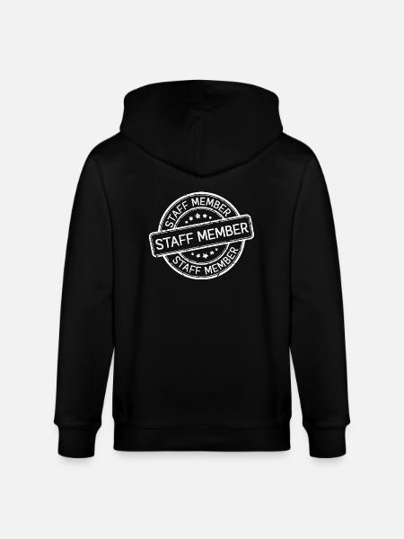 Staff Member - Stanley/Stella CULTIVATOR Unisex Organic Hooded Jacket - black