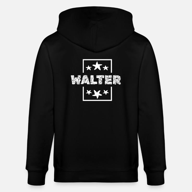 Walter - Stanley/Stella Unisex Bio-Kapuzenjacke CULTIVATOR  - Schwarz