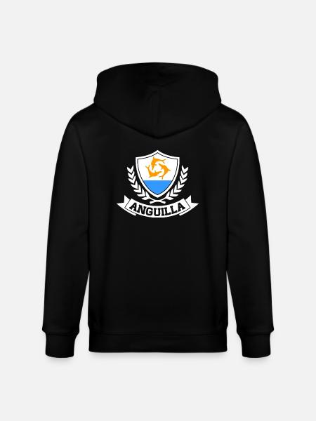 Anguilla - Stanley/Stella CULTIVATOR Unisex Organic Hooded Jacket - black