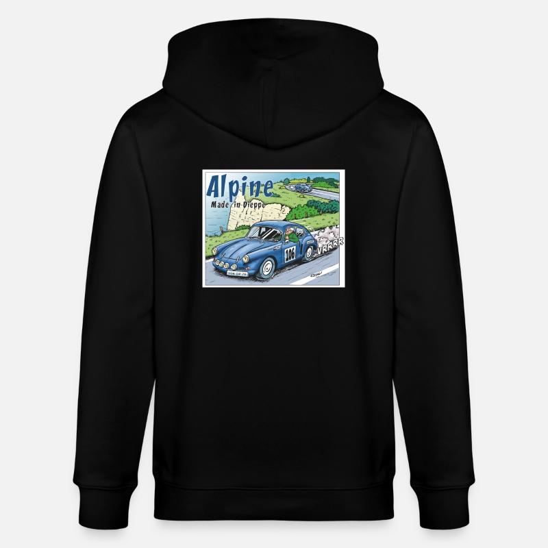 Polete en Alpine 106 - Veste à capuche bio CULTIVATOR Stanley/Stella Unisexe - noir