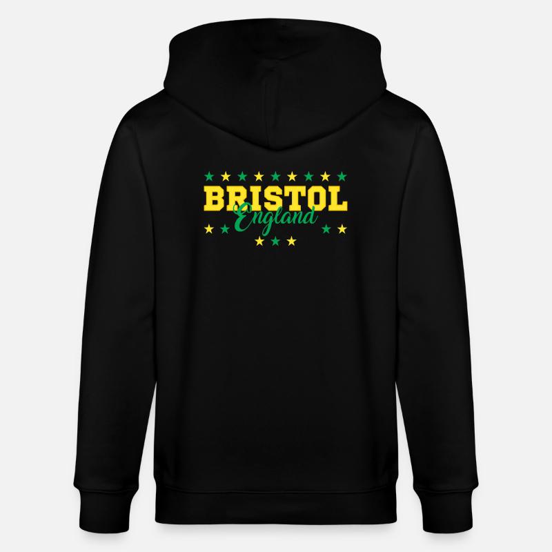 Bristol - Stanley/Stella Unisex Bio-Kapuzenjacke CULTIVATOR  - Schwarz