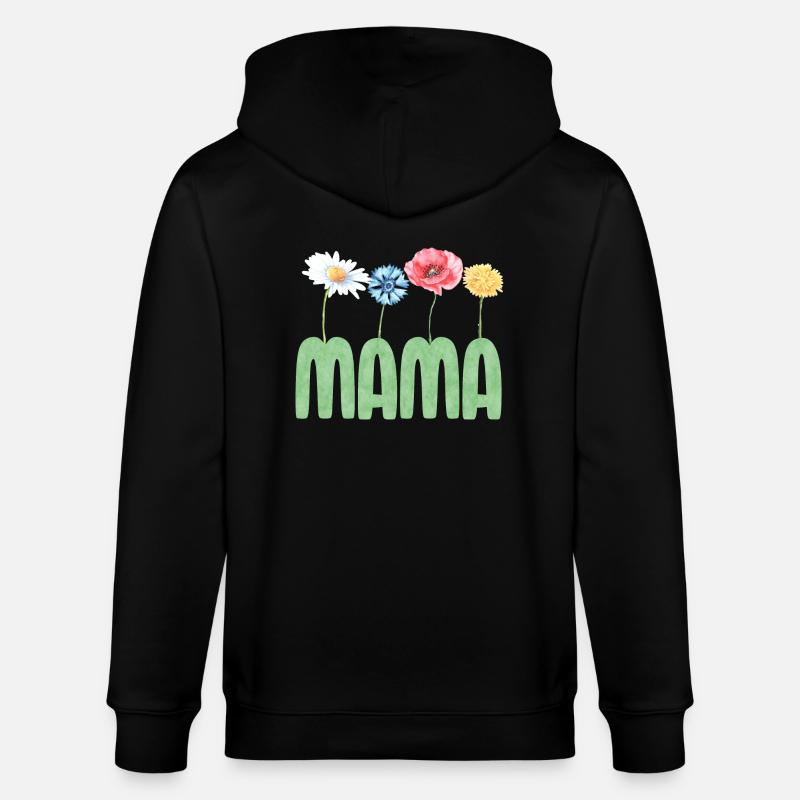 Mama - Stanley/Stella Unisex Bio-Kapuzenjacke CULTIVATOR  - Schwarz