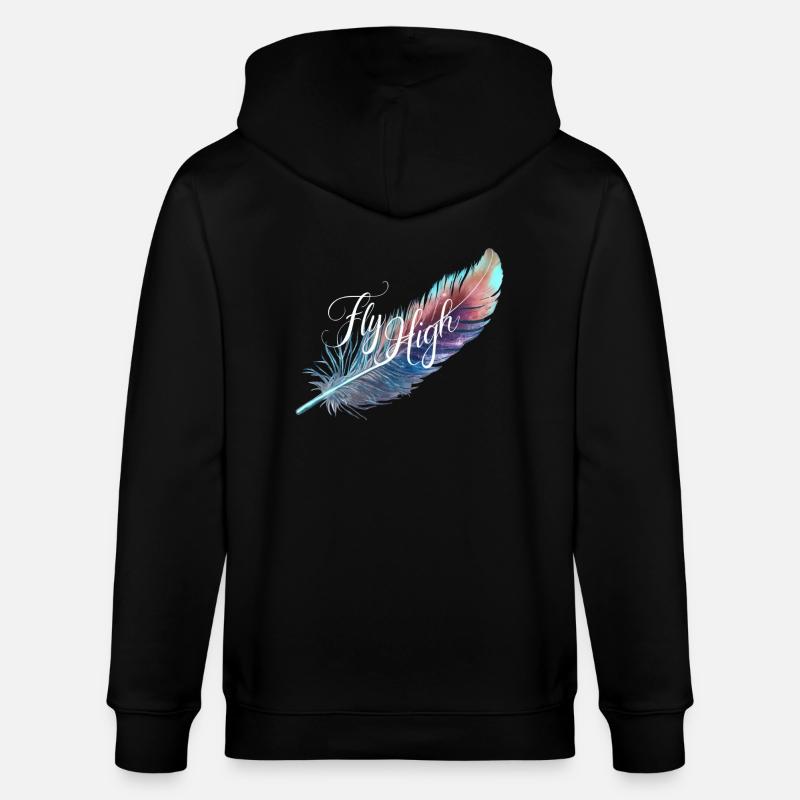 VOLEZ HAUT - Veste à capuche bio CULTIVATOR Stanley/Stella Unisexe - noir