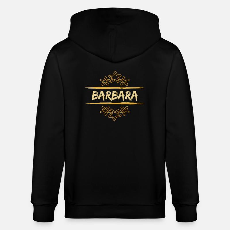 Barbara Barbara - Stanley/Stella Unisex Bio-Kapuzenjacke CULTIVATOR  - Schwarz